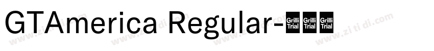 GTAmerica Regular字体转换